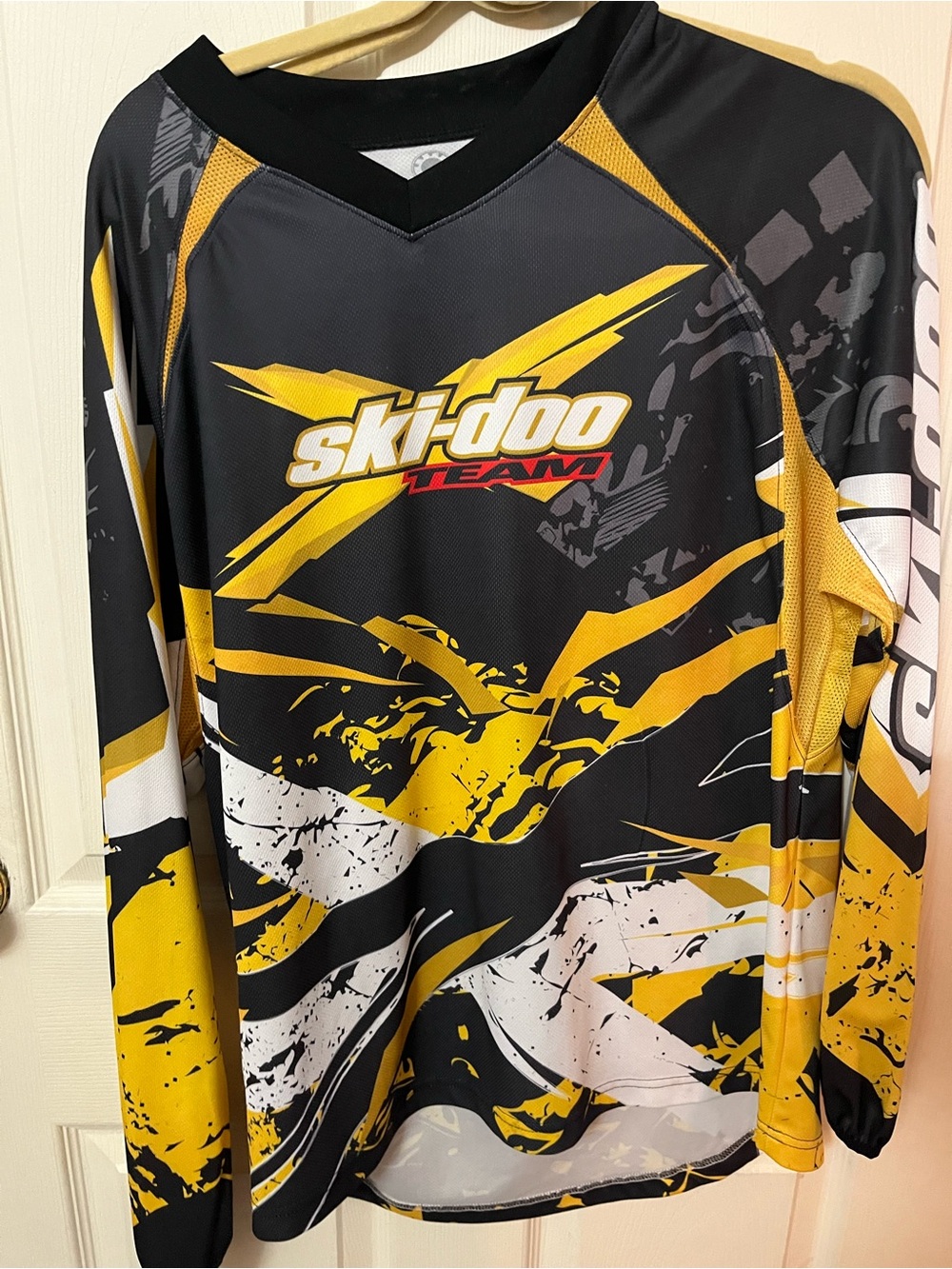 Vintage Y2K ski-doo racing jersey
